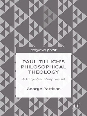 cover image of Paul Tillich's Philosophical Theology